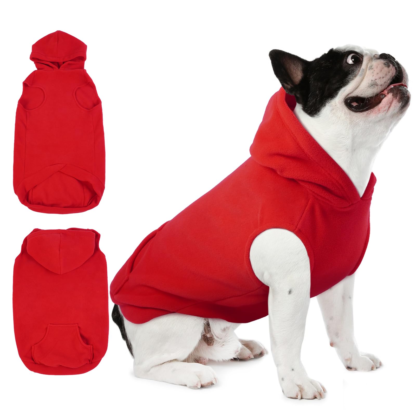 IECOii Large Dog Hoodie,Large Dog Jumper With Hood,Breathable