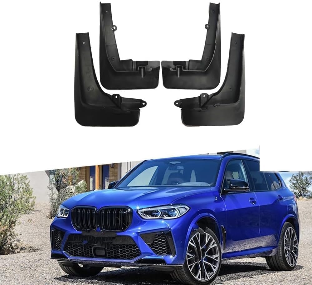 Stagi Car Mud Flaps For Bmw X5 M Sport G05 2019-2024, 4Pcs Custom Front And Rear Automotive Mudguards Splashproof Protects Mud Fender Accessorie