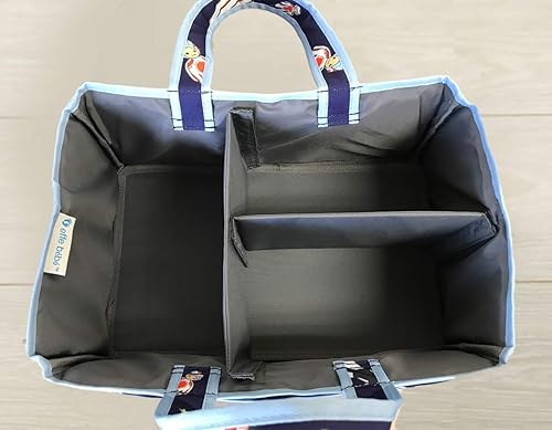 Miniatura 3 de Organizador de pañales para bebés, contenedor de almacenamiento para niños y niñas, organizador de viaje en automóvil, insertos extraíbles para