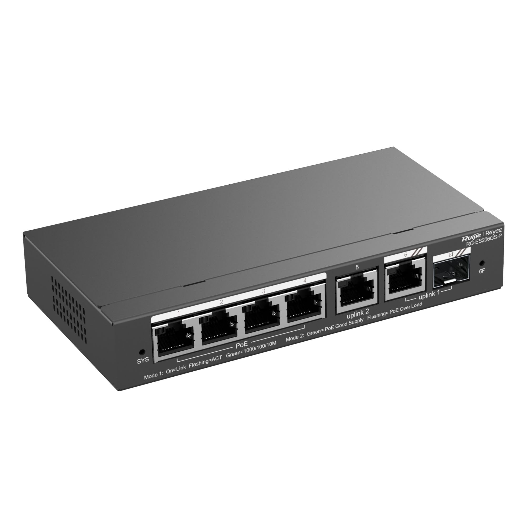 Ruijie Reyee 6-Port Smart Gigabit Poe Switch RG-ES206GS-P-image