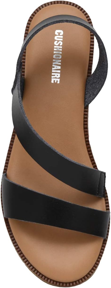CUSHIONAIRE Women's Lido asym slingback sandal +Memory Foam - Image 7