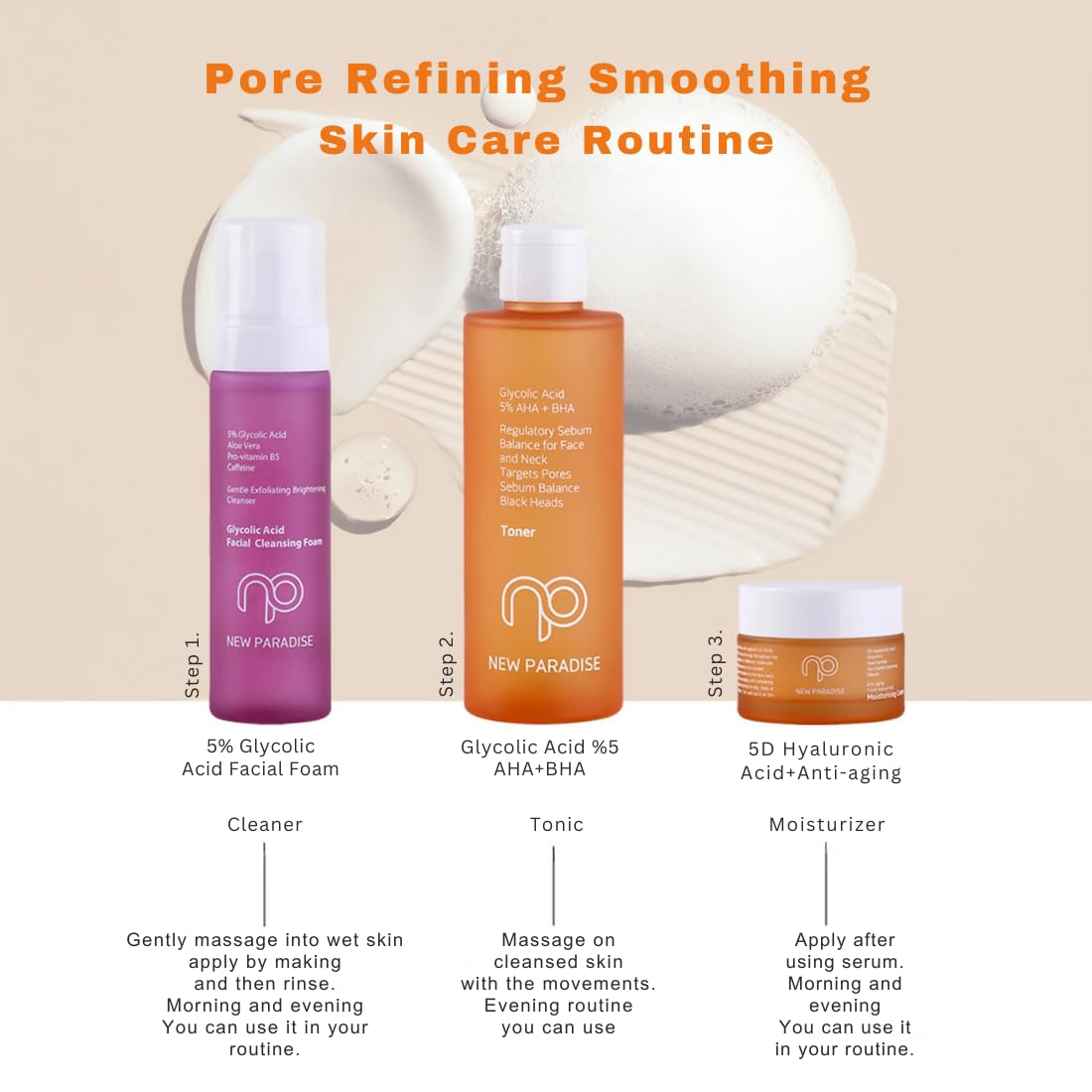 New Paradise Gözenek Sıkılaştırıcı Siyah Nokta Karşıtı Sebum Dengeleyici Akne Karşıtı Tonik 200 ml