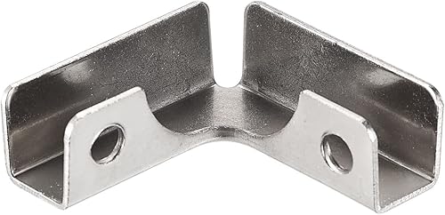 Miniatura 9 de Clip de fijación de vidrio, 2 piezas para combinación de vidrio en forma de L de 0.236-0.394 in, soporte de fijación de clip reforzado, accesorios