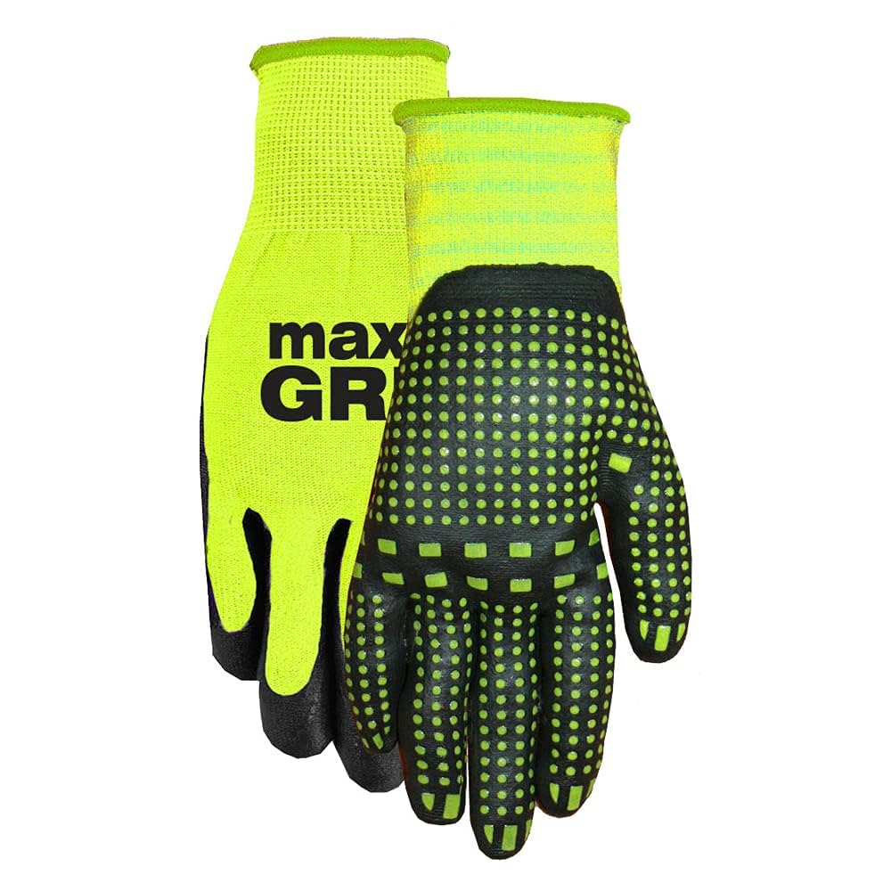 Amazon.com : Midwest Gloves & Gear MAX Grip HI VIS : Tools