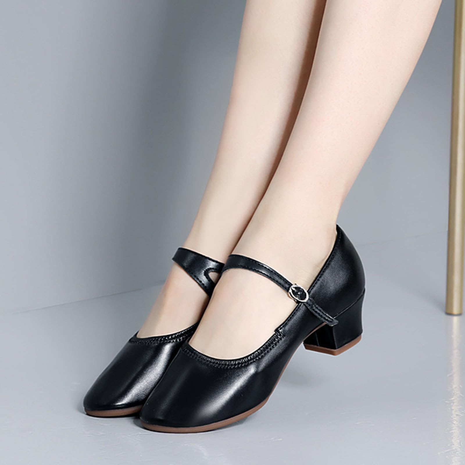 Mary Janes Femme Elegantes Escarpins Bout Fermé Printemps Jane Mariage Babies Chaussures Confortable Escarpin Respirantes Heels Habillées Derbies Sexy Chaussure