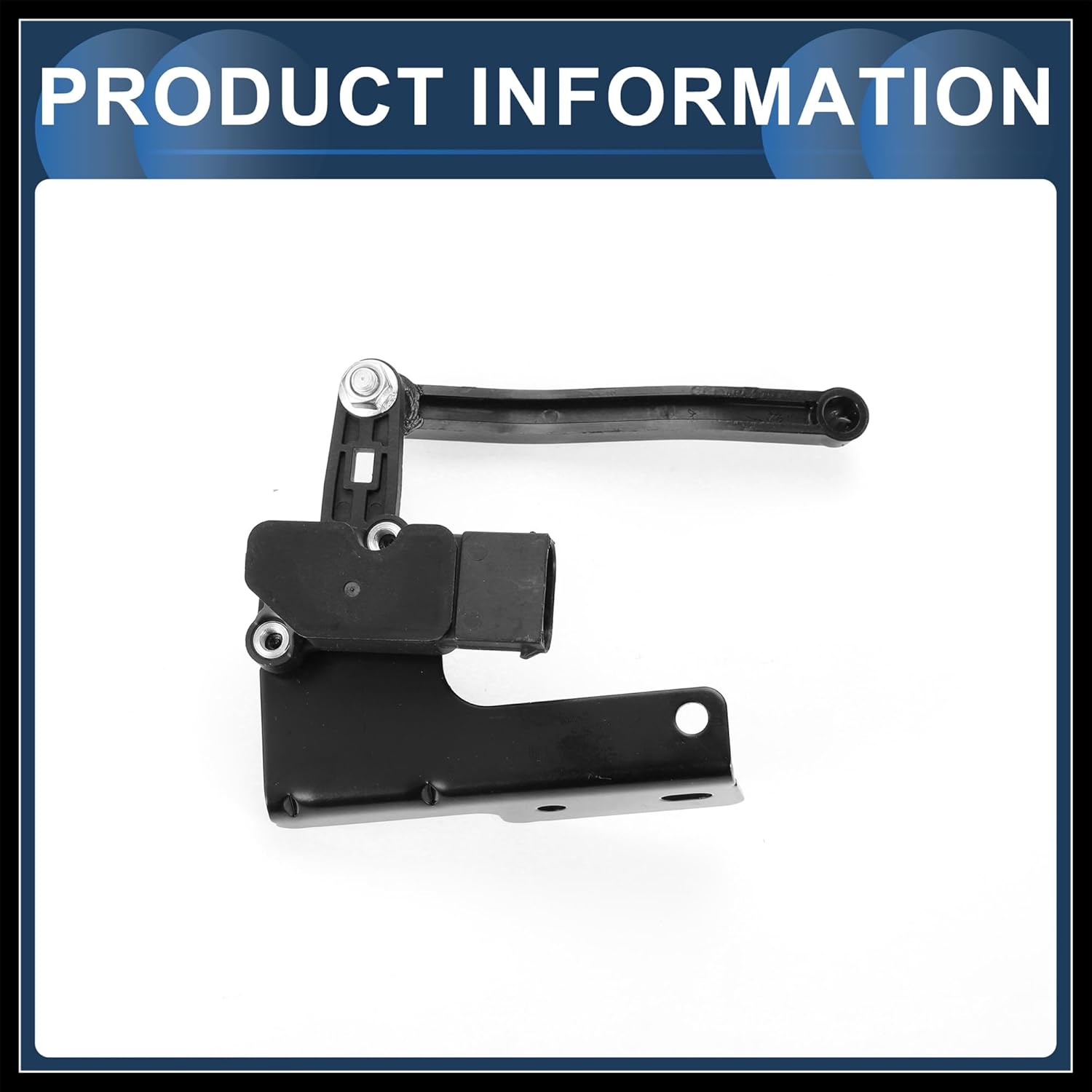 Air Suspension Ride Height Level Sensor, Front Right Height Level Sensor No.68235500AA/68270710AA for Ram 1500 2015-2018 Black, 1 Pc Durable Material