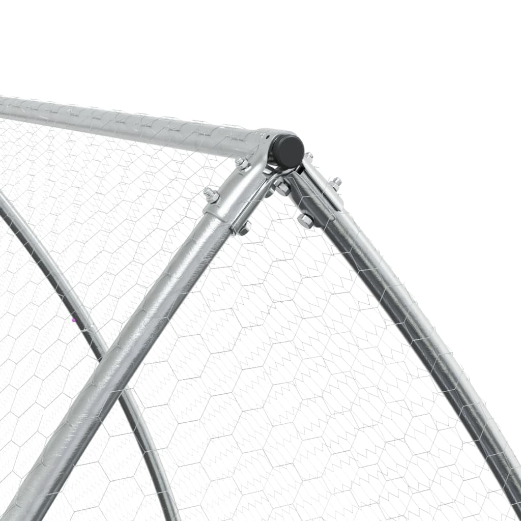 Generico Conigliera Argento 600x105x120 cm in Acciaio Zincato,Argento,28.2kg,3281529