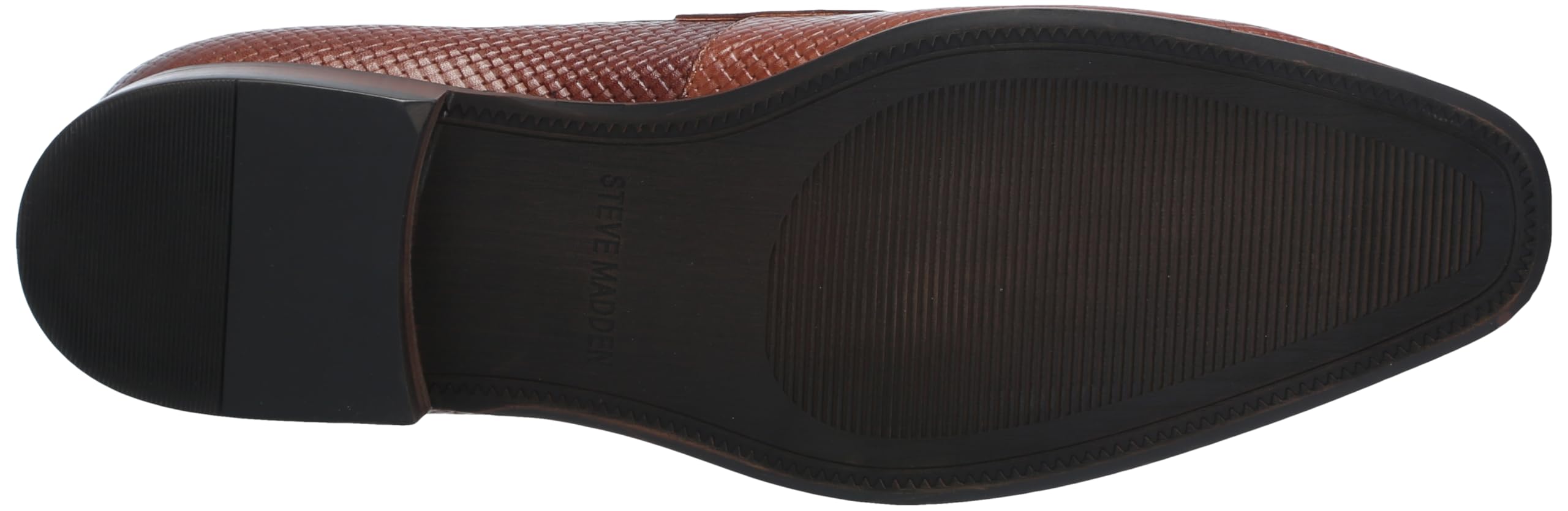 Steve Madden Jamone, Mocassino Uomo, Marrone Chiaro Goffrato, 40 EU