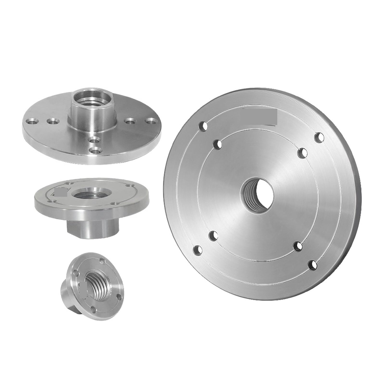 Hyrtefbn 75Mm M33x3.5 Lathe Face Plate Lathe Face Plate Steel Faceplate Flange With M33 X3.5mm 1"/8Tpi M18-2.5Mm Thread Woodworking Turning Tools Accessories(75Mm M33x3.5)