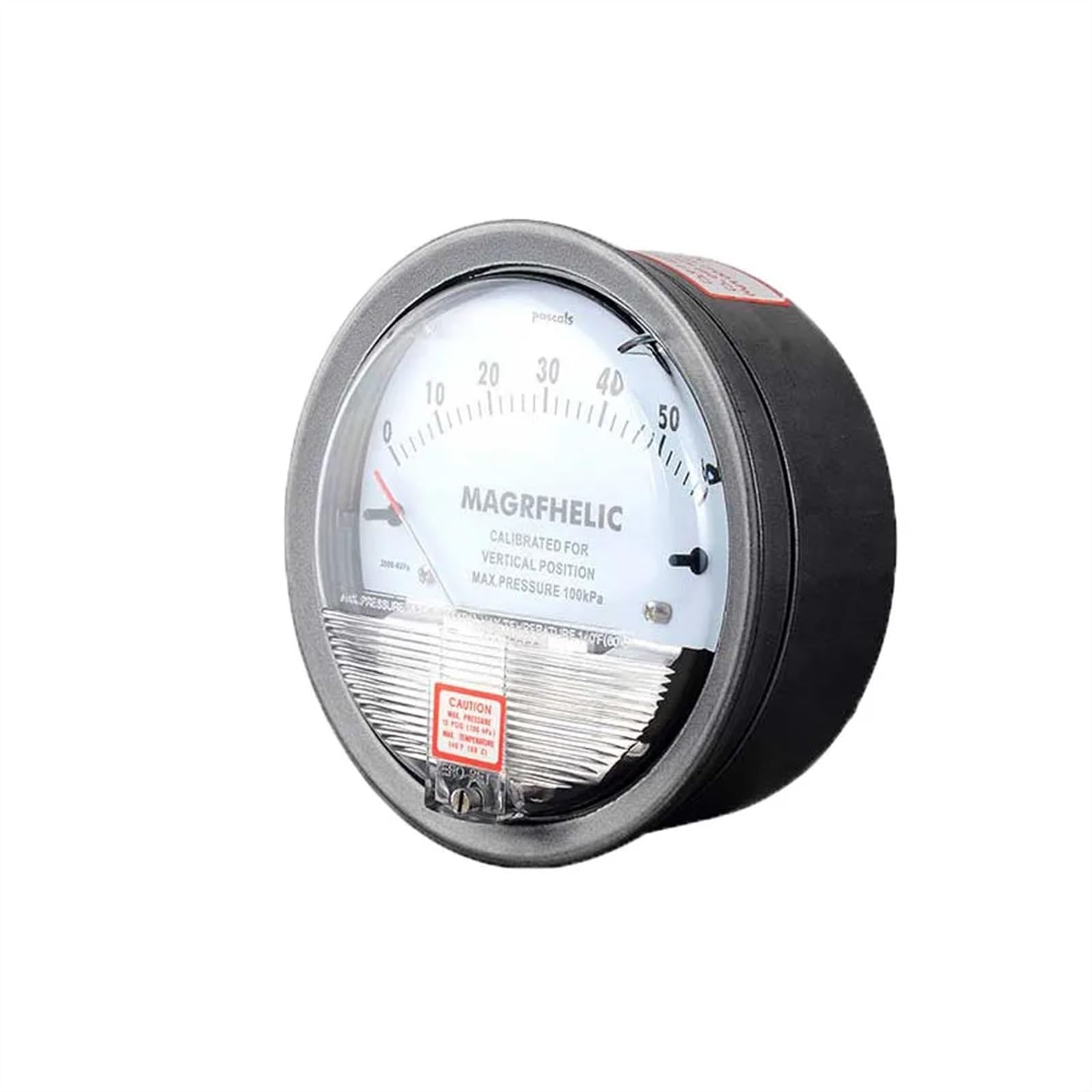 Manometr różnicowy barometr profesjonalny mechaniczny manometr ze stopu aluminium(0-300pa)