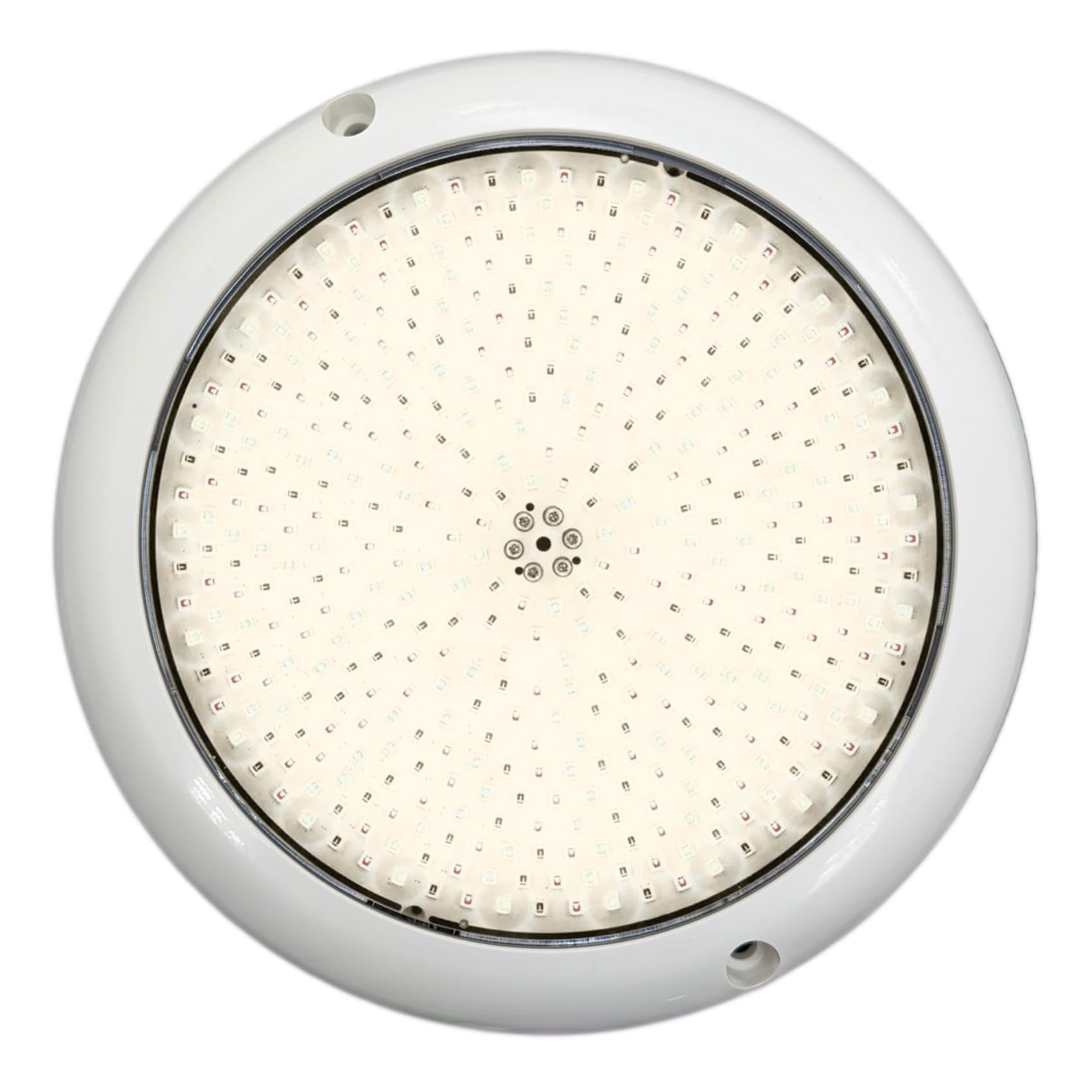 SWIMHOME Foco LED Piscina Mini Superficie Relleno Resina ABS Blanco Ø15cm 15W 12V Blanco Cálido 3000K