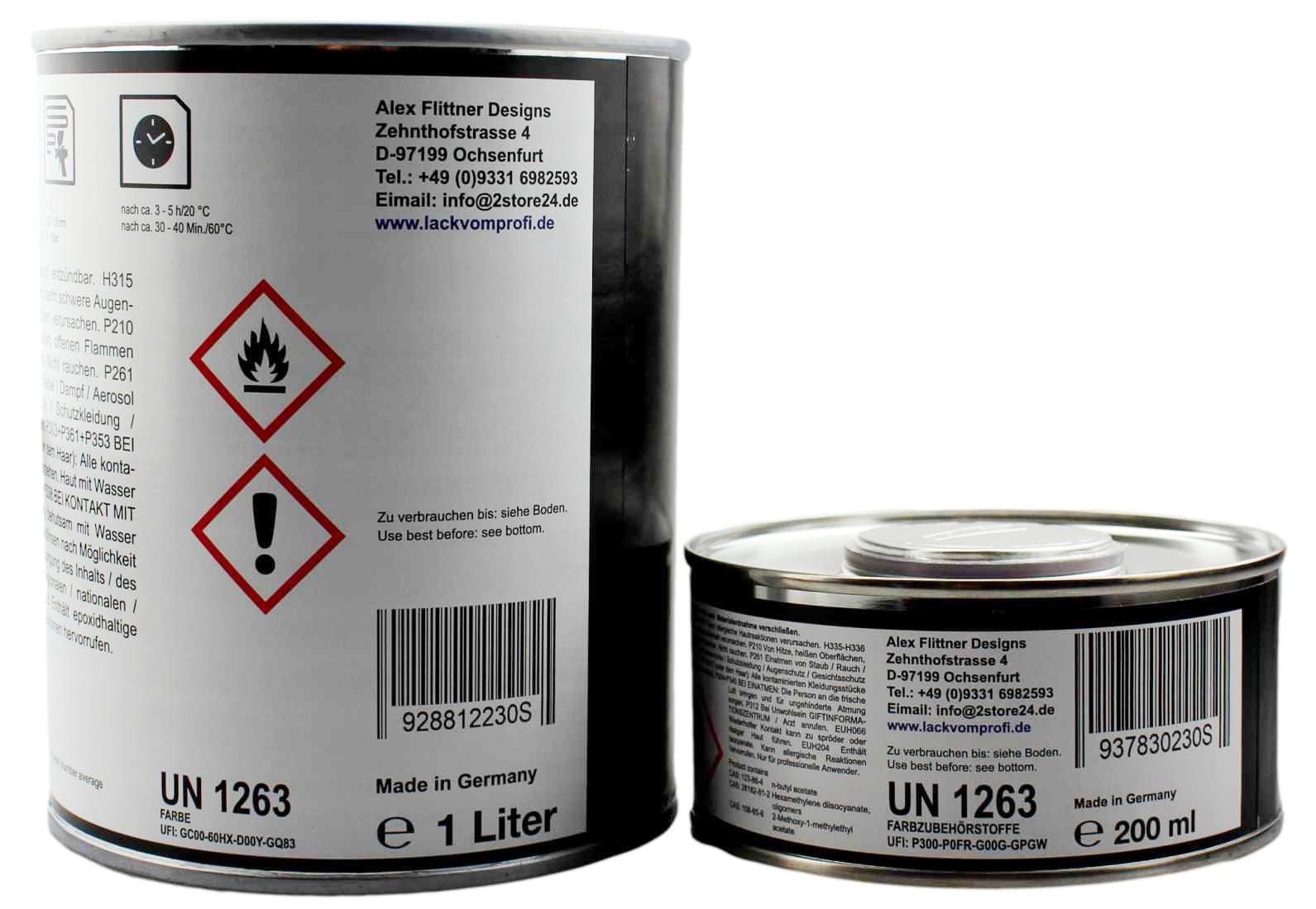 Alex Flittner Designs 2K Acryl Füller Rostschutz Grundierung