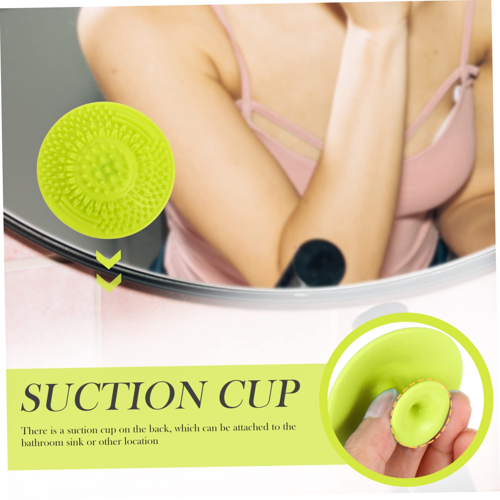 MAGICLULU 15 Stk Make-up-Pinselbecher Reinigungspad für Make-up-Pinsel Make-up-Pinsel-Waschbecher-Set Reinigungsmatte für Make-up-Pinsel Make-up- Make-up Pinsel Wäscher bilden Bürste