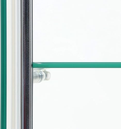 Miniatura 17 de Fuji Boeki 96049 - Estuche de la colección 96049, 3 niveles, ancho 16.7 x profundidad 14.4 x 33.9 pulgadas (16.7 x 14.4 x 33.9 in), marrón, vidrio