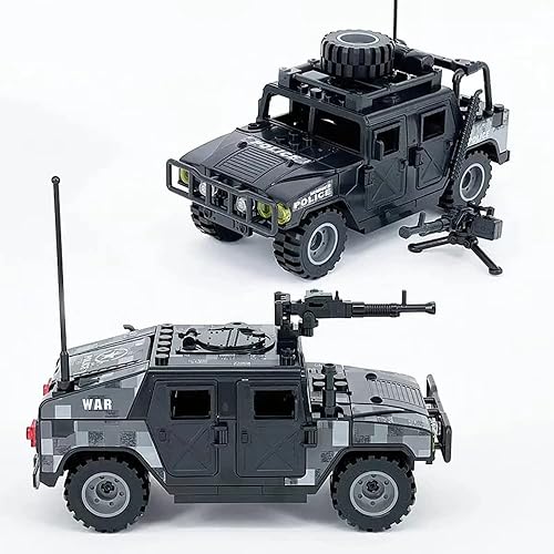 Miniatura 5 de DOUBLEEAGLE IMDUSTRY (CHINA) LIMITED Juguete de construcción de vehículos militares para mayores de 6 años, modelo de automóvil del ejército con 6