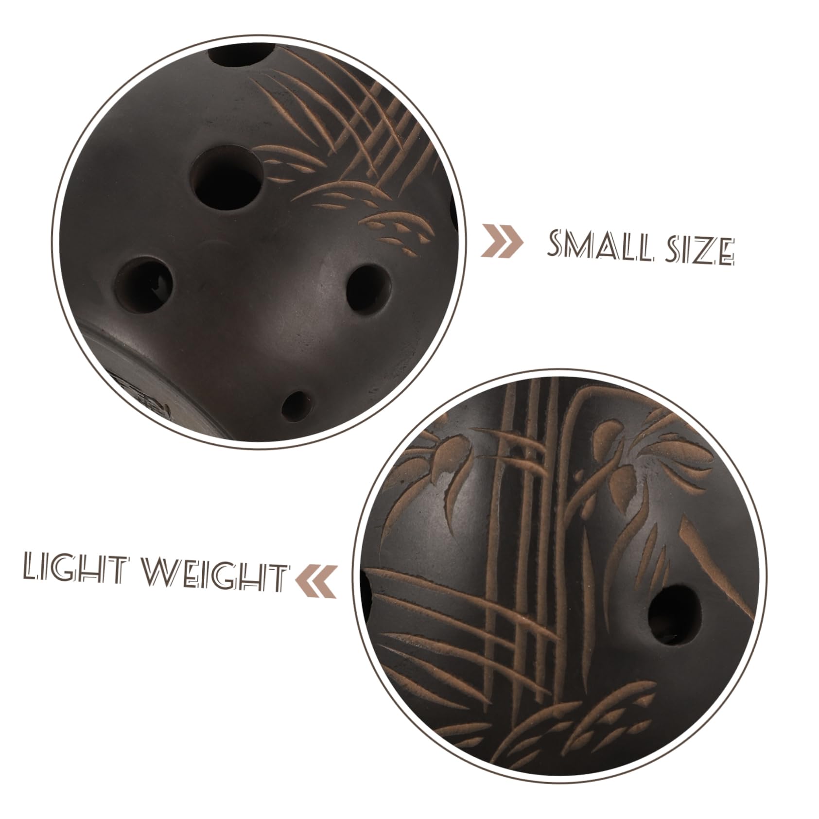 JOINPAYA Ocarina 8-hole Ceramic Ocarina for Boys and Girls Practice Musical Instrument Portable Design