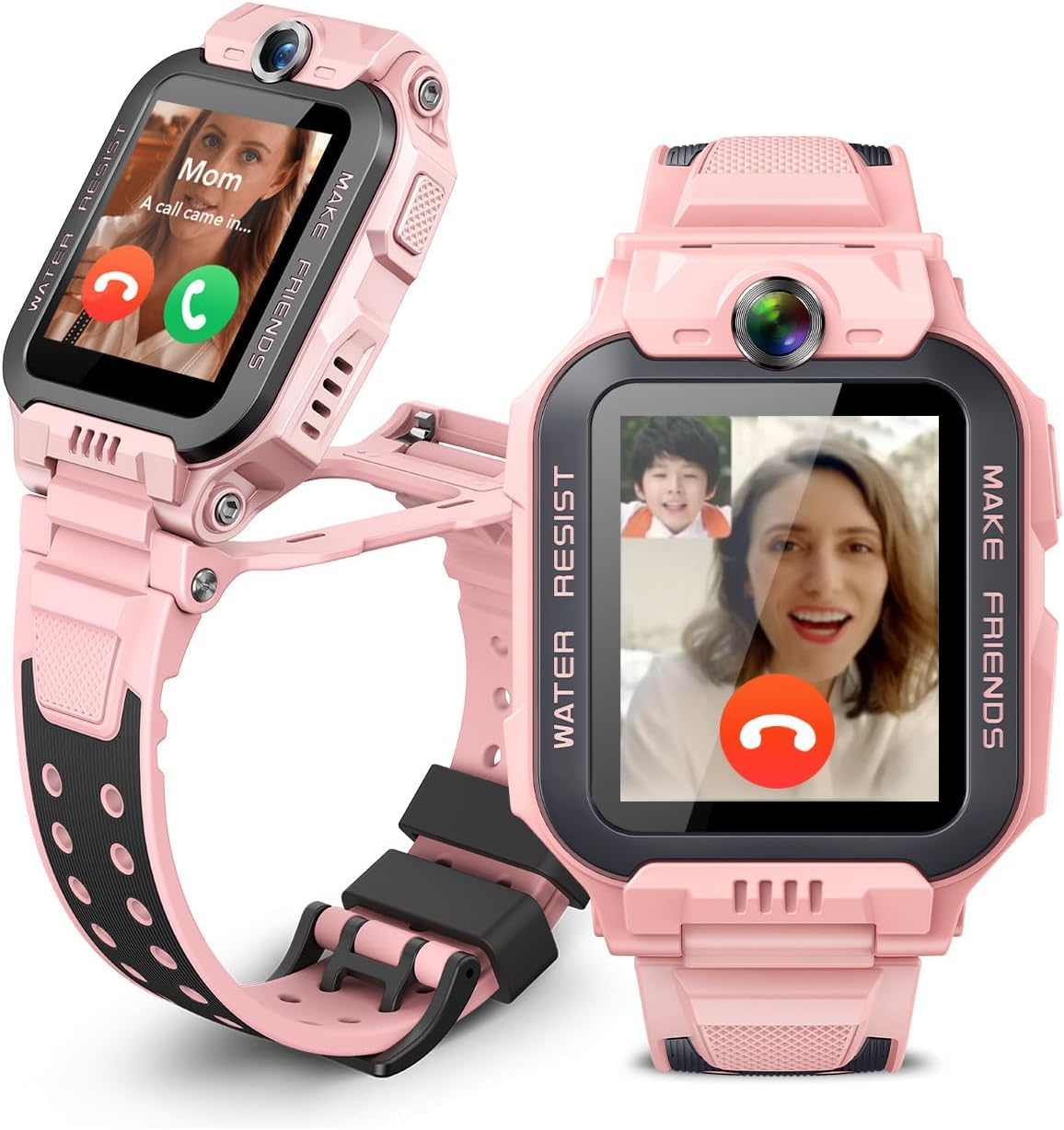Z7 Kids Smart Watch, Smart watch for Girls, Kids Smartwatch Phone with Long-lasting Video & Phone Call, Kid Watches with GPS Tracker, IPX8 Swimming Water-Resistance
