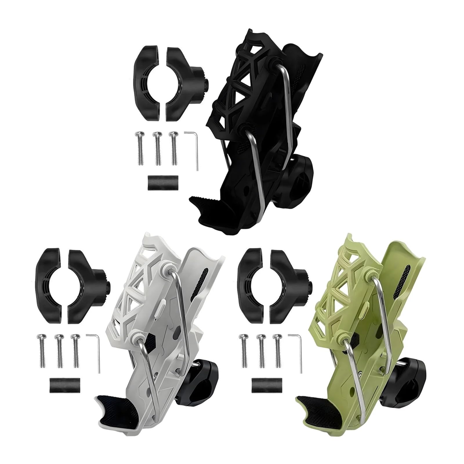 Flaschenhalter Motorrad 360 ° Verstellbarer Lenker-Cup-Käfig, Universeller Adaptiver Fahrrad- Und Motorrad-Wasserflaschenhalter Für Straßenradfahren, ADV-Motorrad