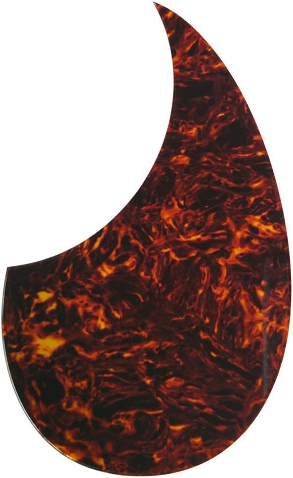 Pleroo Premium Pick Guard Scratch Plate For OM Acoustic Guitar (brown tortoise)