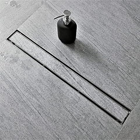 Neodrain 36-Inch Linear Shower Drain with Tile Insert Grate, Professional Brushed 304 Stainless Steel Rectangle Shower Floor Drain Manufacturer, Linear Drain with Leveling Feet, Hair Strainer Cover