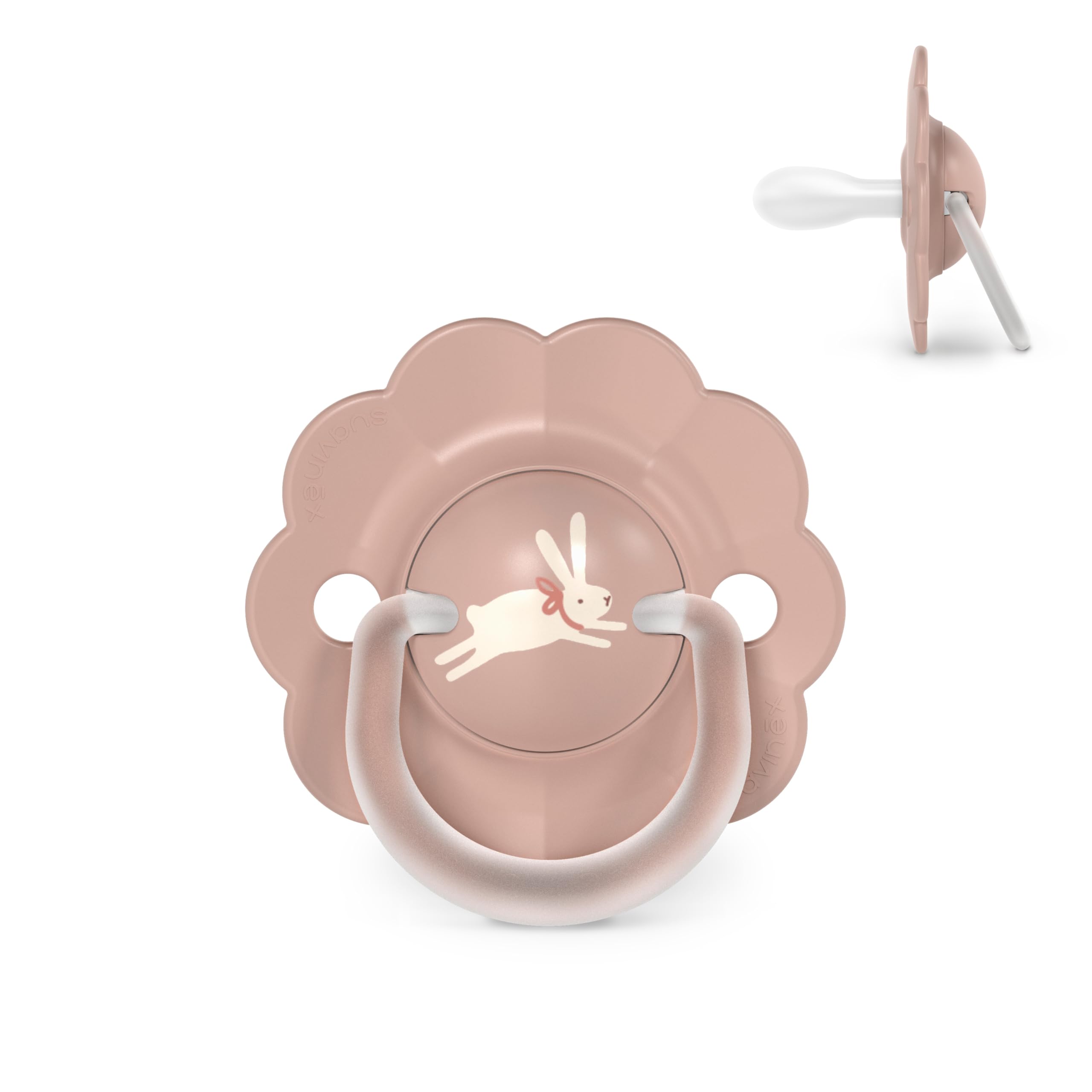 Suavinex, Chupete Bebés 6/18 Meses, con Tetina Fisiológica de Silicona SX Pro, Simétrica, Plana y Flexible, Respeta el Desarrollo Bucodental, con Anilla, Forma que Evita Rozaduras, Wonder Verde Liso — view 11