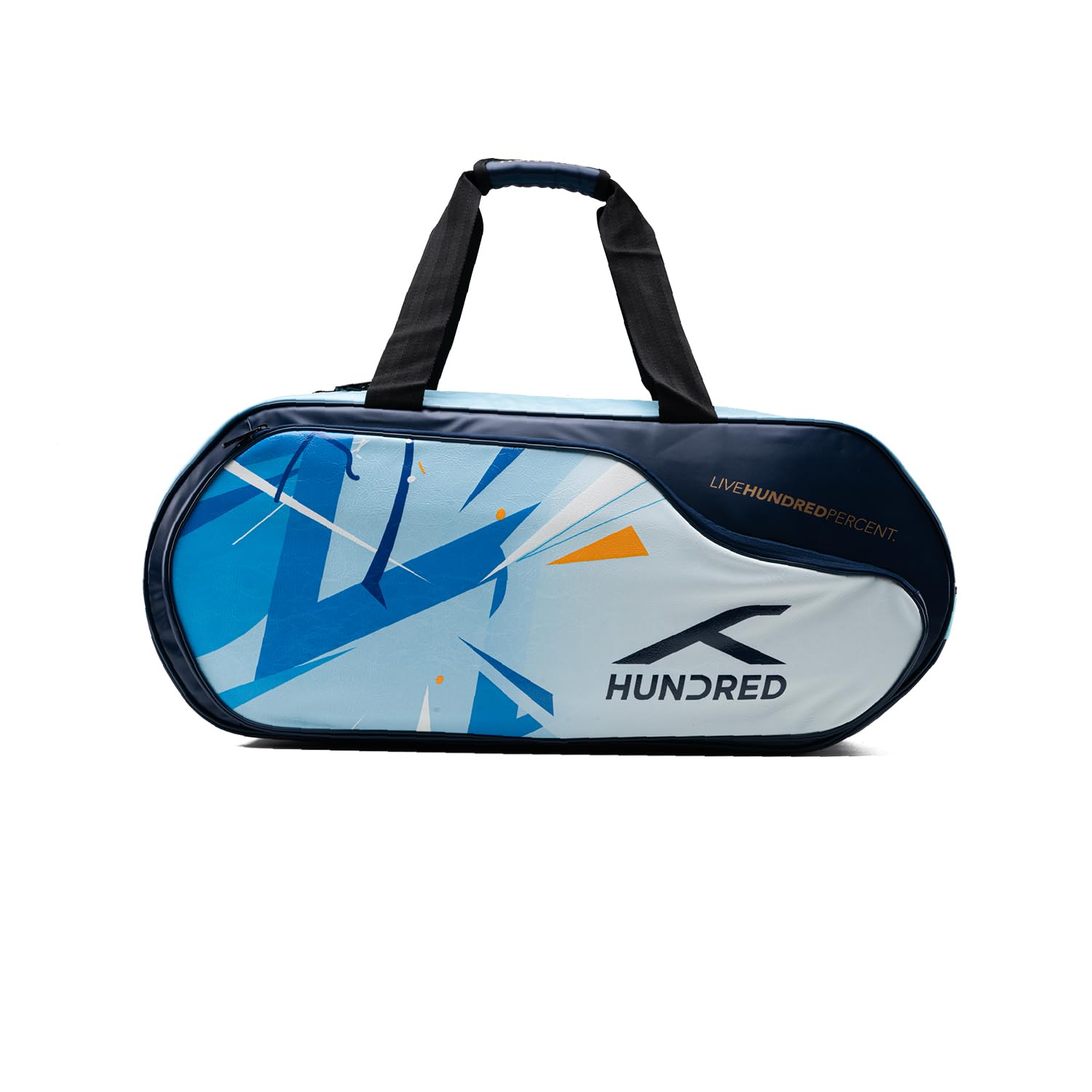 Hundred Trail Blazer Duffle Kit Bag | Spacious Sports Bag with Large Compartment for Rackets, Shoes & Gear | Additional Drawstring Shoe Bag Free | Ideal for Sports, Gym & Travel-image-43