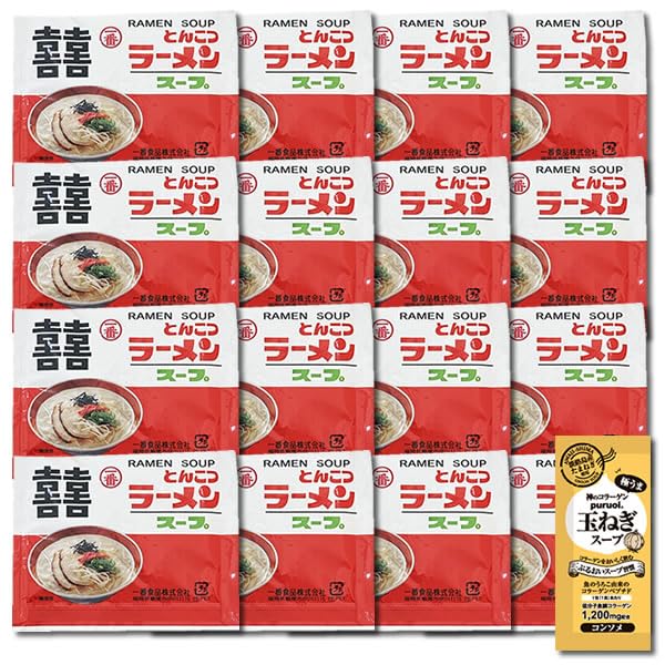 Amazon | とんこつラーメンスープ 16食 まとめ買いセット 一番食品 豚