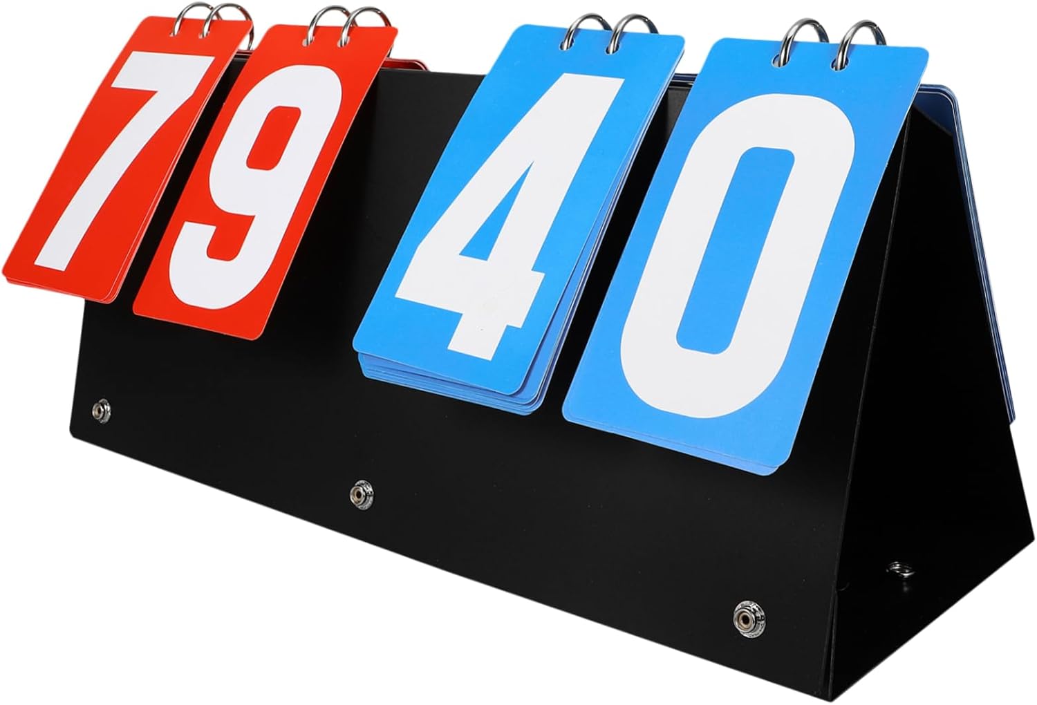 Yardwe Portable Flip Scoreboard Multi-Function Scorekeeper for Soccer Basketball Table Tennis Easy to Use for Sports Events