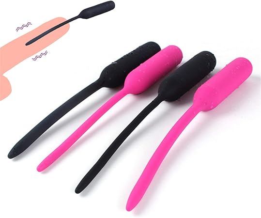 Silicona Penis Plug Urethral catéter Vibrador Sonido Hombre ...