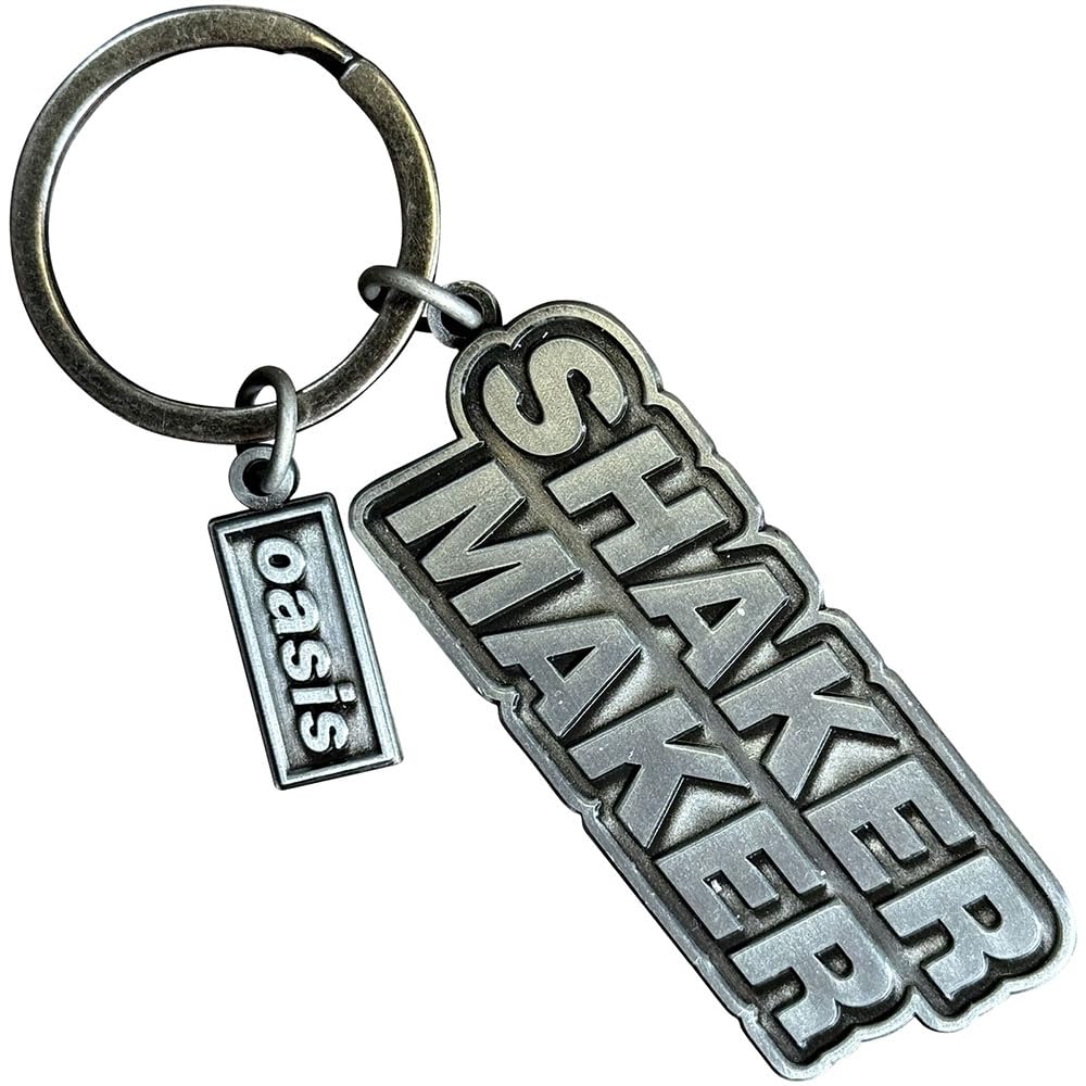 Oasis Shakermaker Decca Logo Charm Keychain Keyring