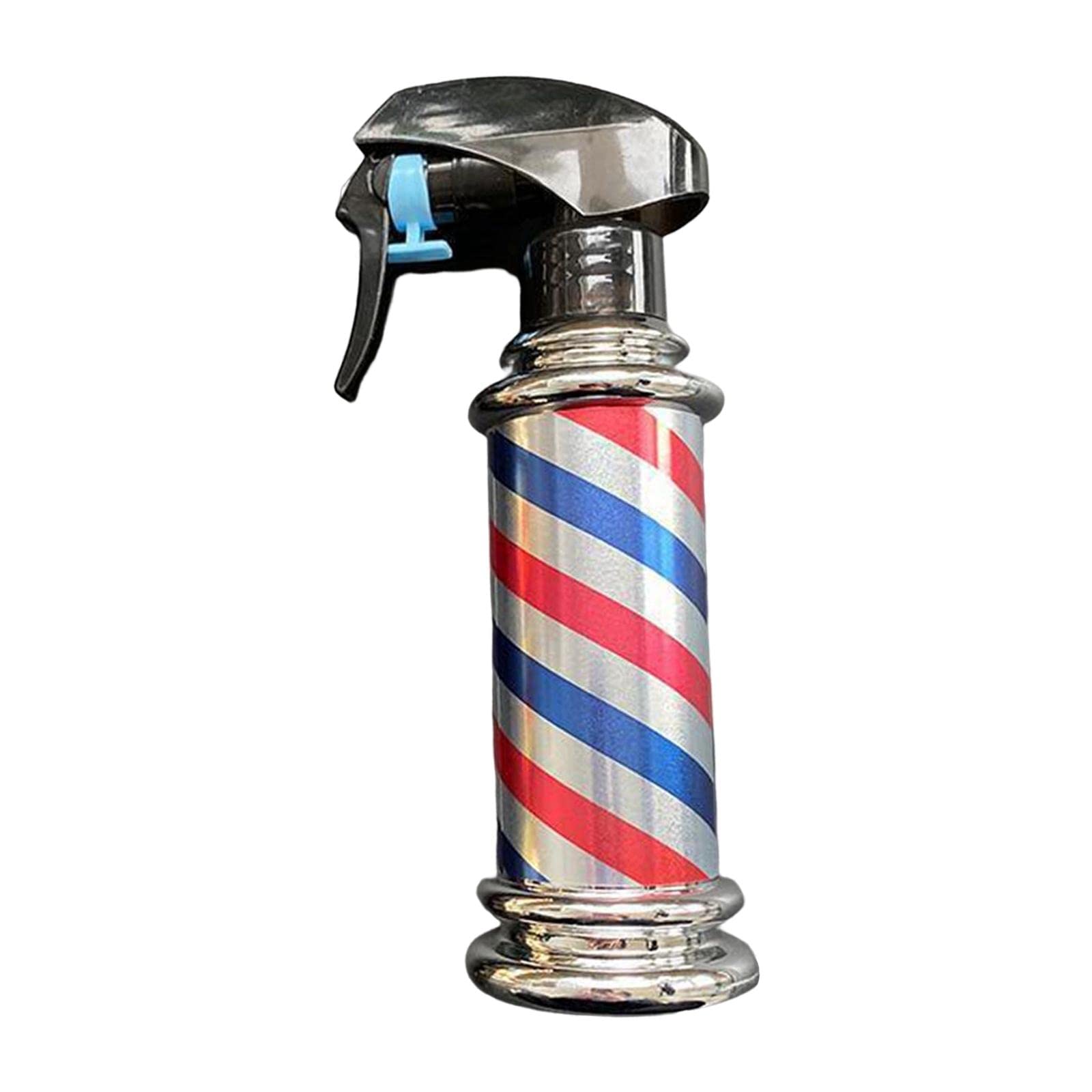 WOVEBIUS Multifunctional Barber Spray Bottle Retro Stripes for Salon Barber Studio Grey,200ml
