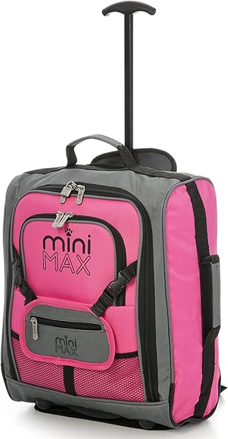 Aerolite MiniMAX 45x36x20 Kids EasyJet Maximum Size Cabin Hand Luggage 30L Under Seat Trolley Children Backpack Carry On Cabin Hand Luggage Bag Junior Toddler with 2 Year Warranty