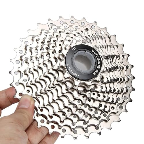 JIASHUNHE Speed Cassette Road Bike 8 9 10 11 12 Speed Velocidade Cassette 11-25T 28T 30T 32T 34T 36T Bicycle MTB Freewheel Sprocket(9 Speed 11-23T)