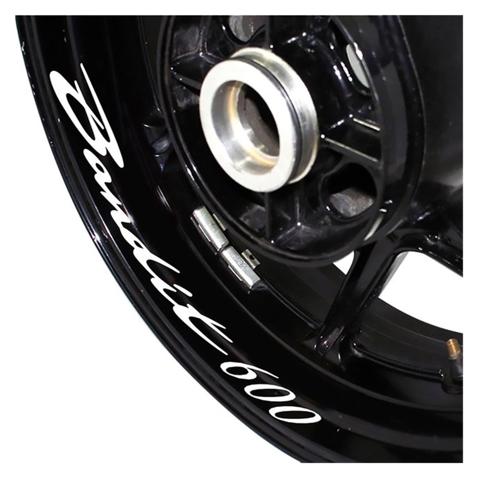 Motorcycle Wheel Stickers Night Reflective Decorative Rim for Suzuki for Bandit 600(Style 1)