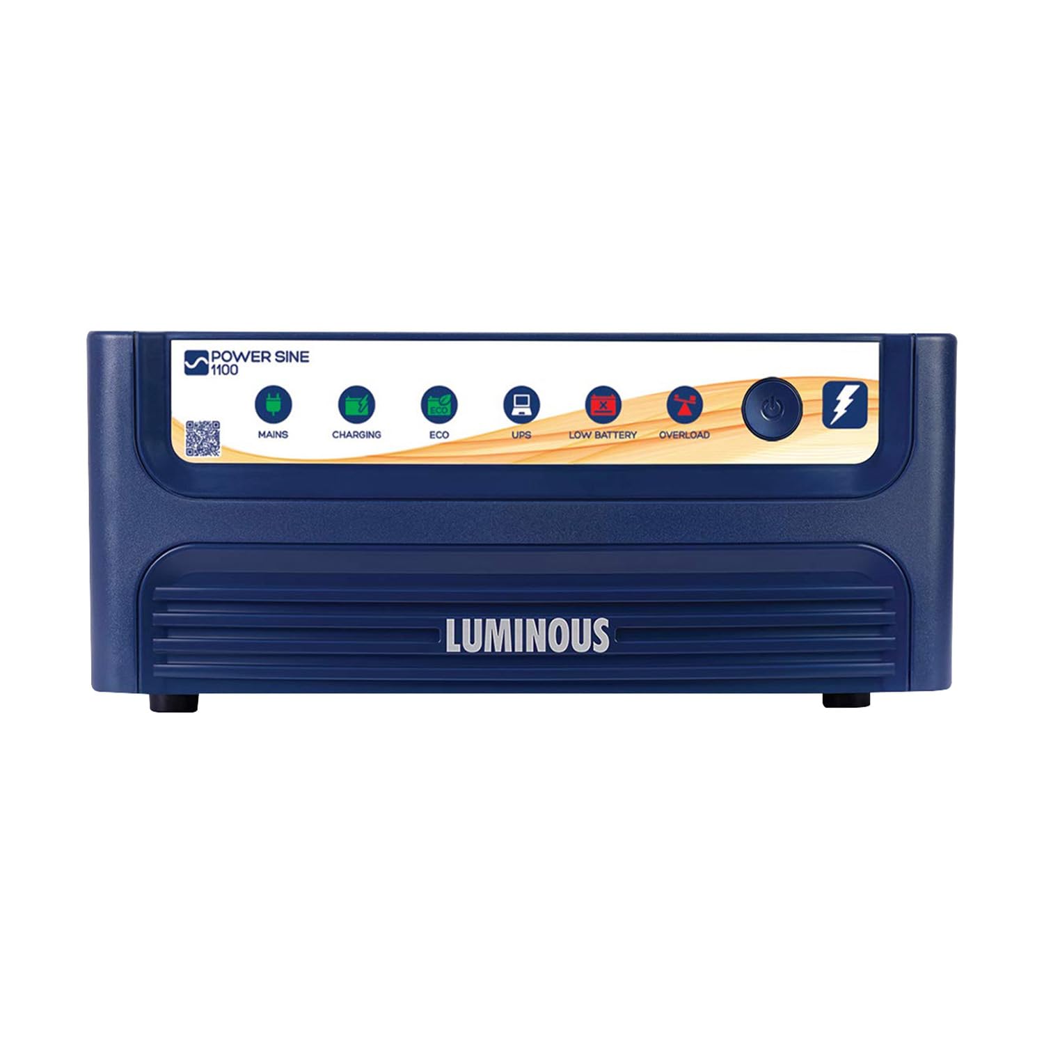 Luminous Power Sine 1100 Pure Sine Wave Inverter for Home,Office & Shops | 900VA Inverter | Reliable Power Backup | High Performance | Easy Installation | 36 Months Warranty