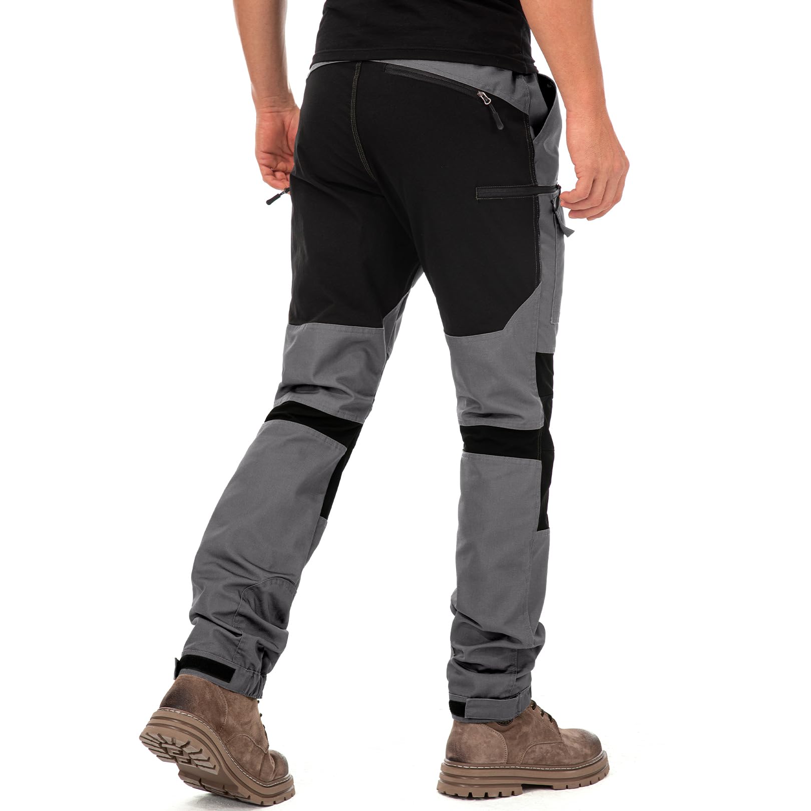 yeyity Pantalones de senderismo para hombre, pantalones de exterior, resistentes, transpirables, duraderos, tácticos, pantalones de trabajo, para actividades al aire libre y trabajo al aire libre