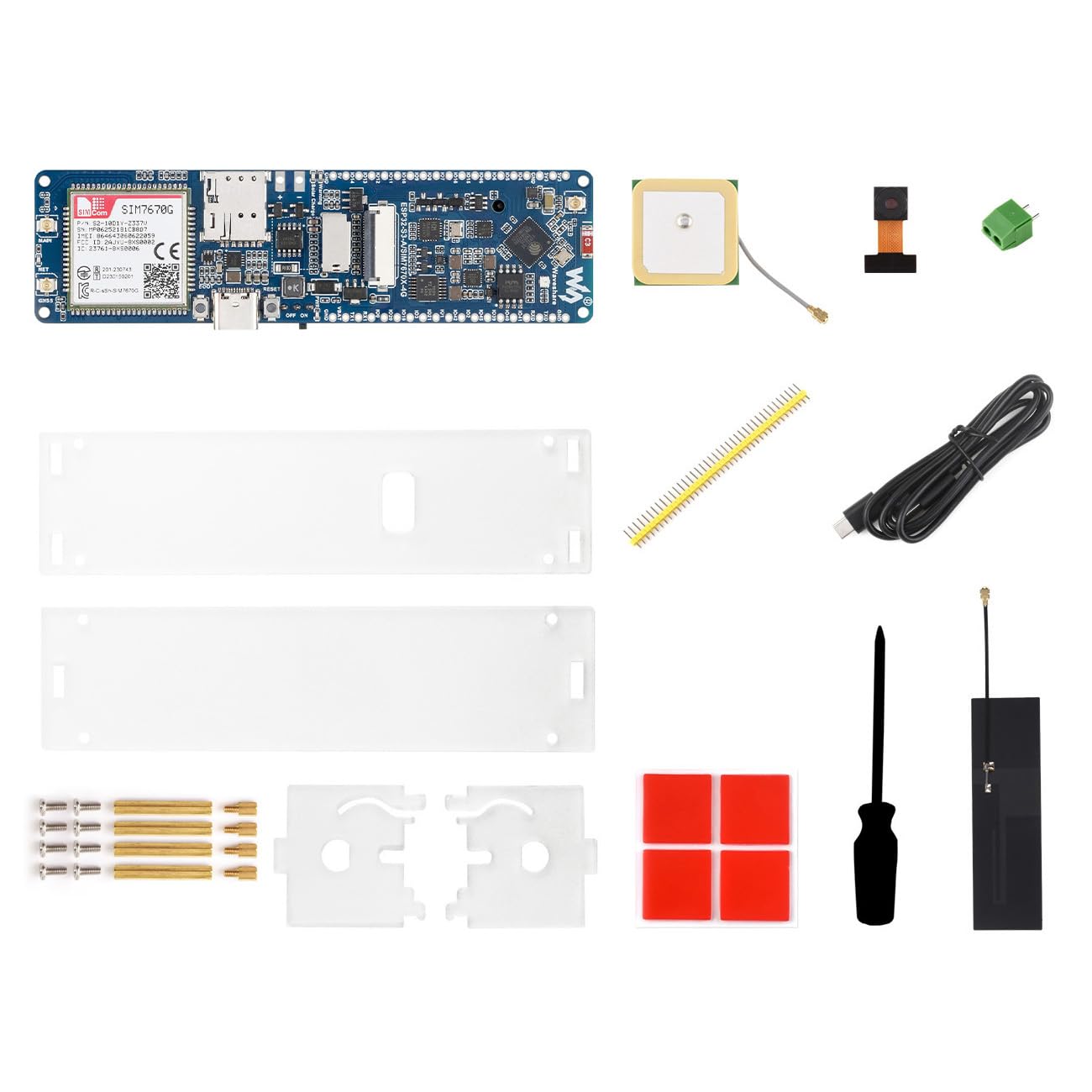 Waveshare ESP32-S3 SIM7670G 4G Development Board, LTE Cat-1 / WiFi/Bluetooth/GNSS Positioning Support, Global Coverage Multi Band, Suitable for 4G Portable WiFi, Onboard Camera/Antenna-picture-23