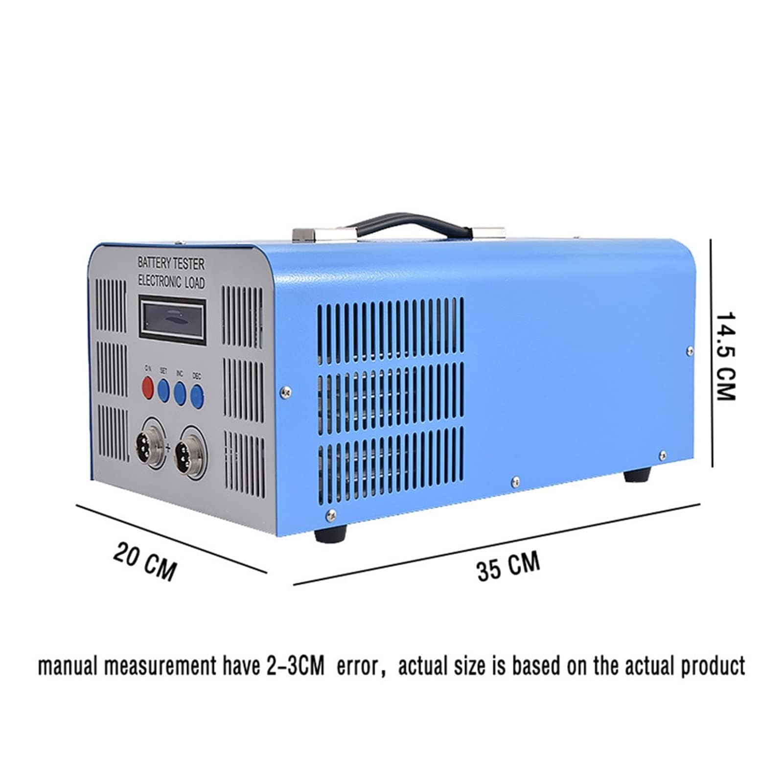Probador de capacidad de batería portátil, carga electrónica de 40 A/200 W, comprobador de carga y descarga para baterías de litio y plomo-ácido (220 V)