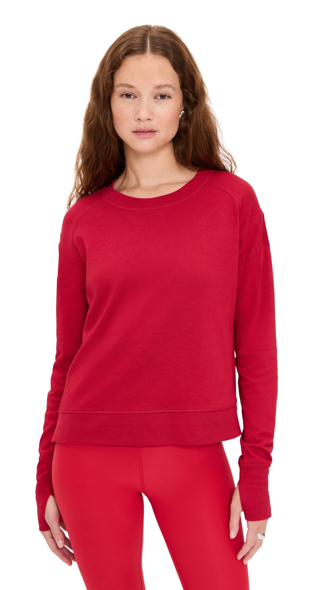 Women's After Class Longline Crewneck With Side Slit Sweatshirt
