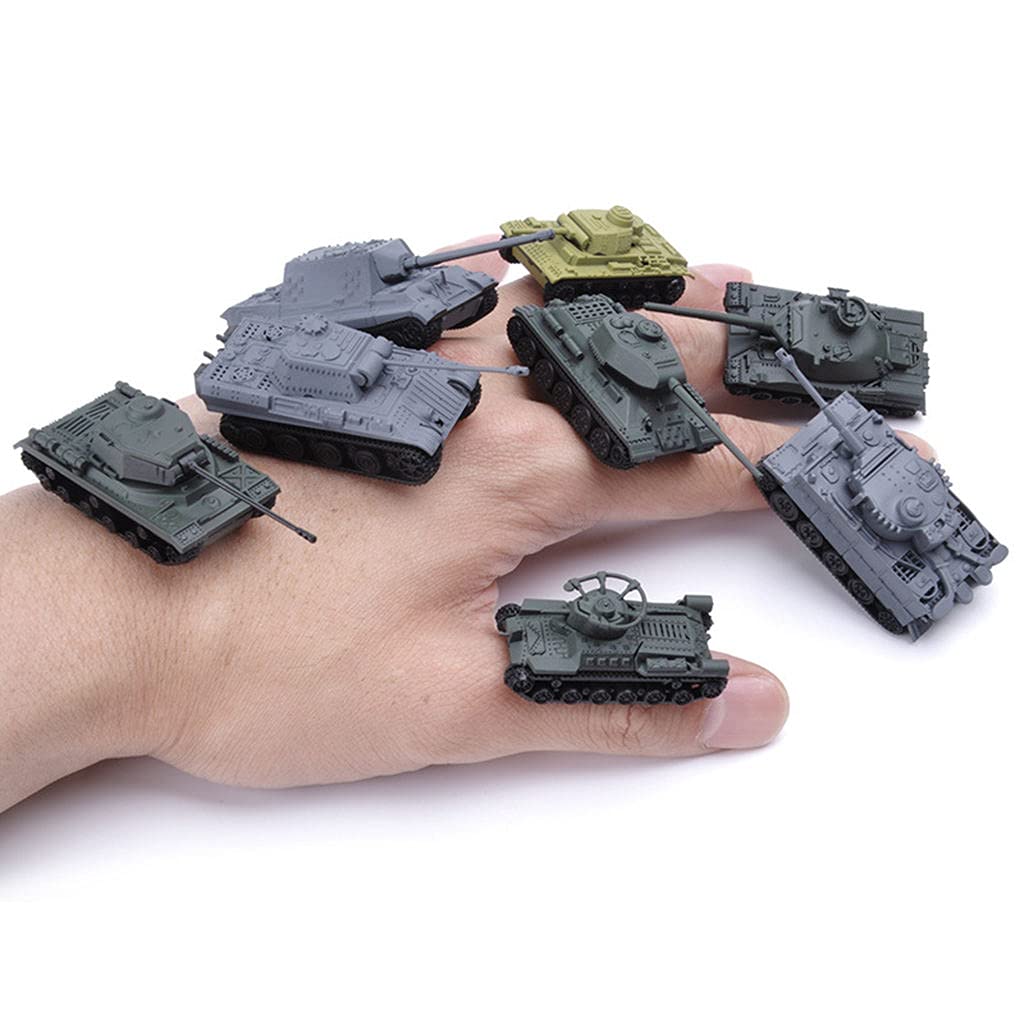 Amazon | LOL-FUN プラスチック製1：144組み立てタンクキット8個セット