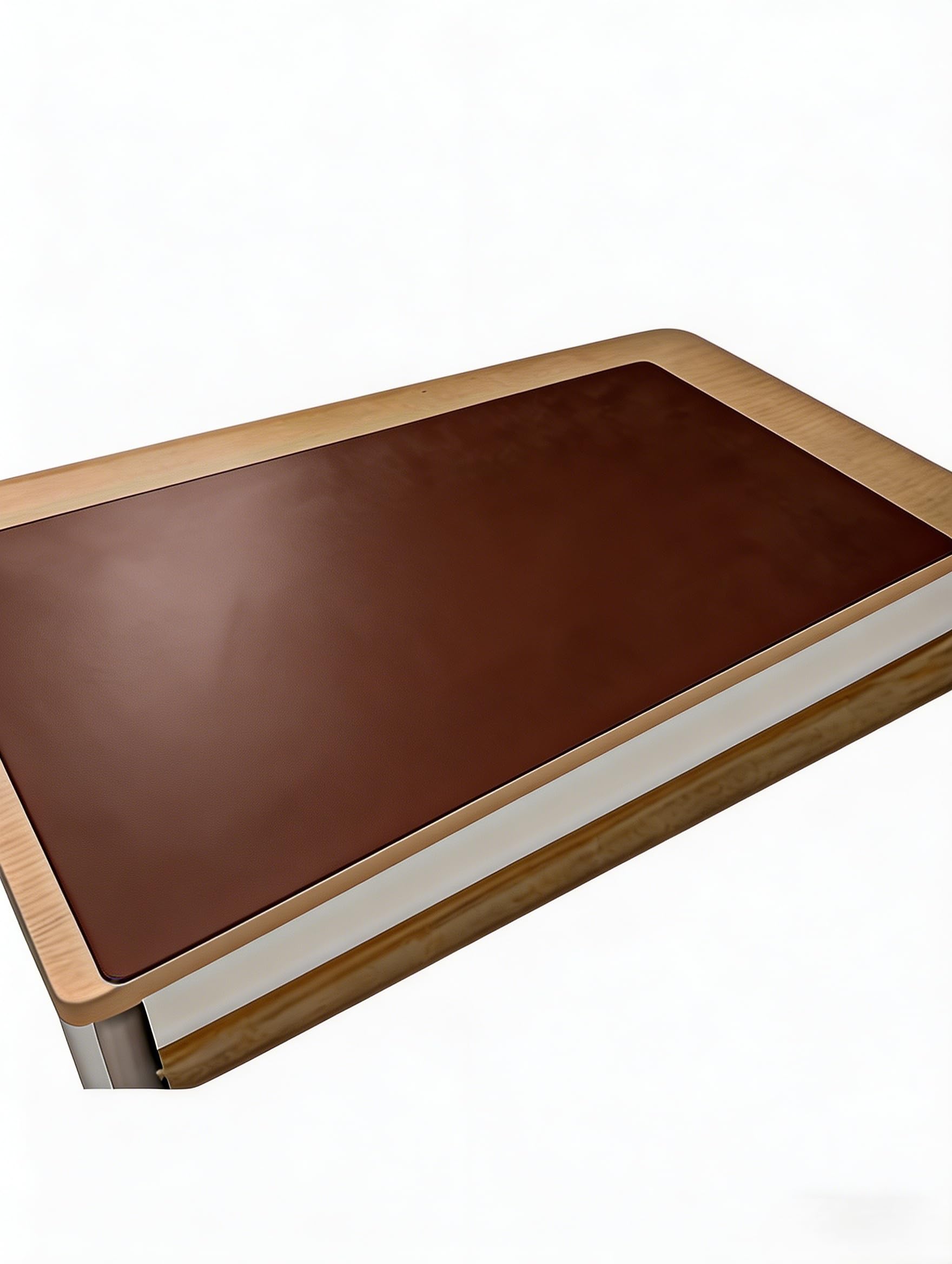 YuSevenUni Anti-Glare Desk Mat for Study– Dark Brown, 40×60 cm
