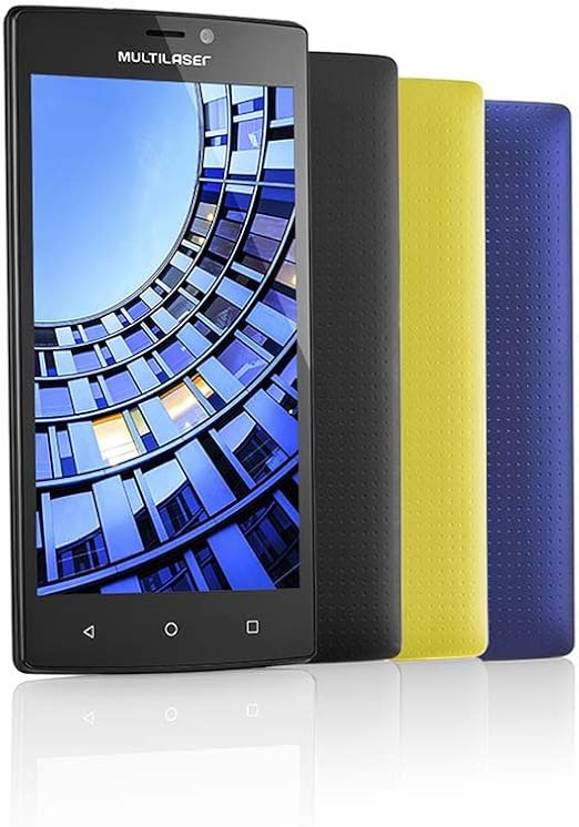 Celular Smartphone Multilaser MS60 P9005 Preto -Dual Chip, 4G,Tela HD de  5.5,Câmera13 MP + Frontal 8MP, Quad Core 1.3Ghz, 16GB, 2 RAM,Android 5.1\