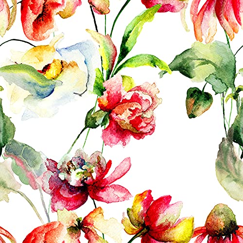 Mural Magic-Stick Auto-Adhésive Salon Papier Peint Floraux - 3
