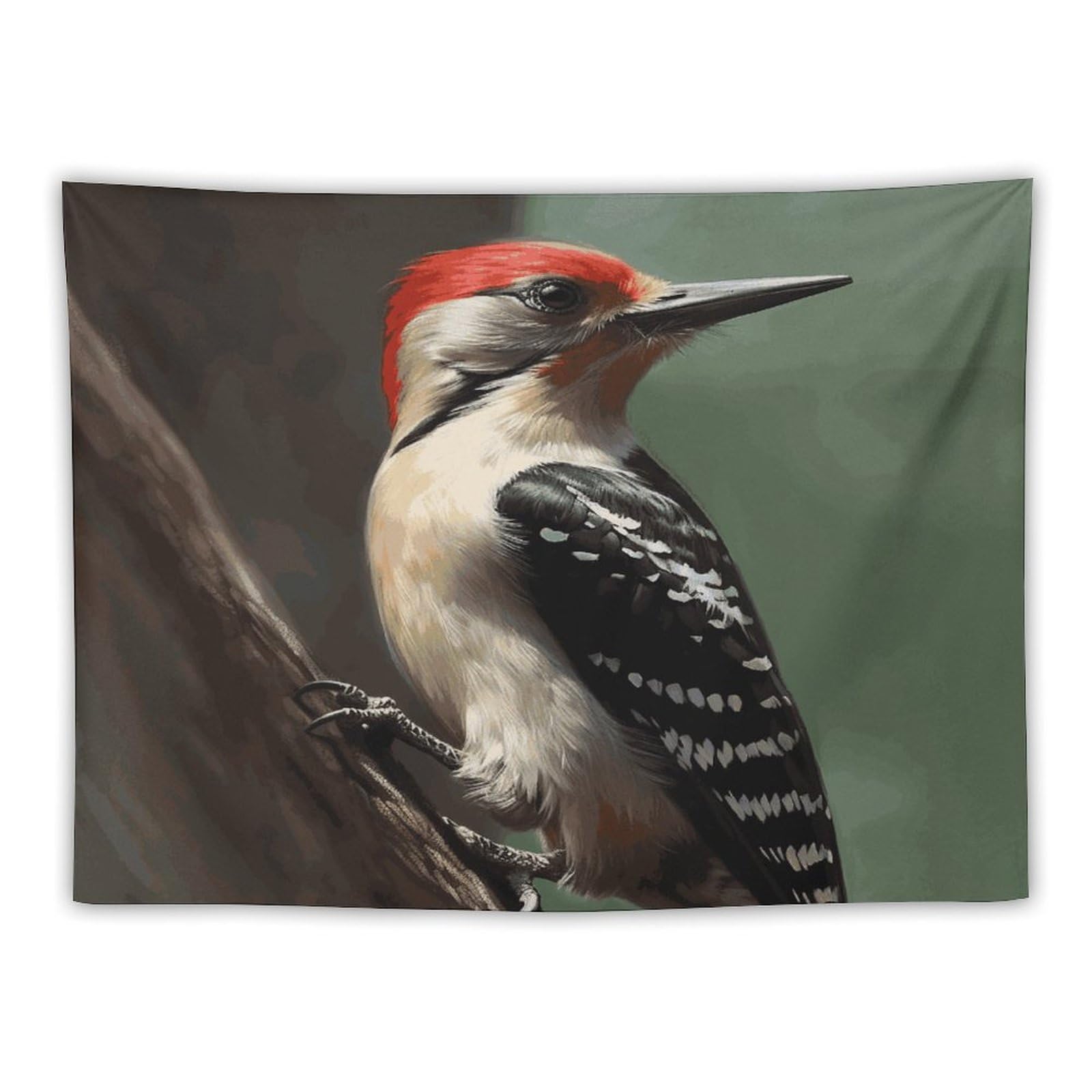 LDGSUPH Woodpecker Tapestry Wall Hanging Decor Anti-fading Aesthetic Wall Tapestries Fashion Wall Blanket Decor Modern Wall Art Tapestry for Bedroom Home Decor 30"x40"