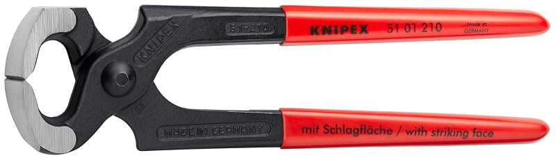 Alicate de Corte Frontal para Carpinteiro KNIPEX 51 01 210 com Cabo Revestido