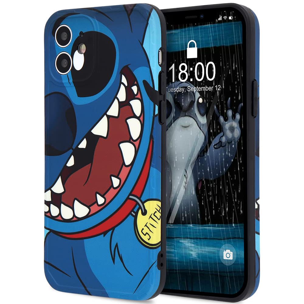 Cusphorn Phone Case for iPhone 12, Cute Cartoon Personalized TPU Protective Durable Shockproof Dropproof Phone Cover Compatible with iPhone 12 (Cartoon 04)
