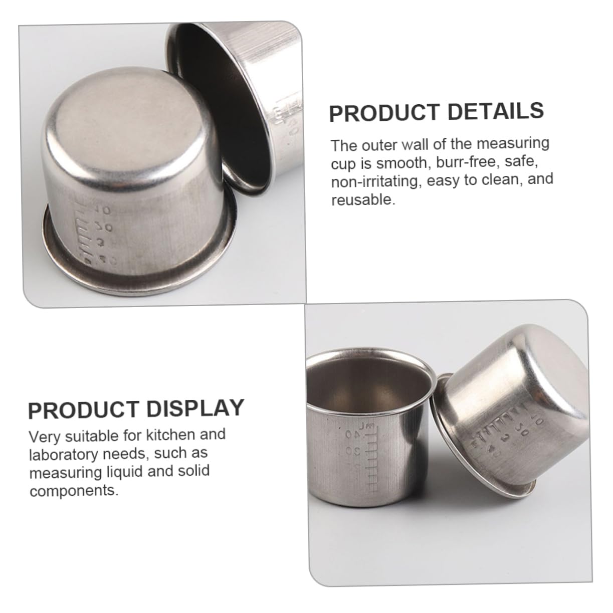 GRIRIW 4Pcs Graduated Medicine Cups Portable Measuring Cups for Accurate Liquid Dosing Convenient for Pills and Medication