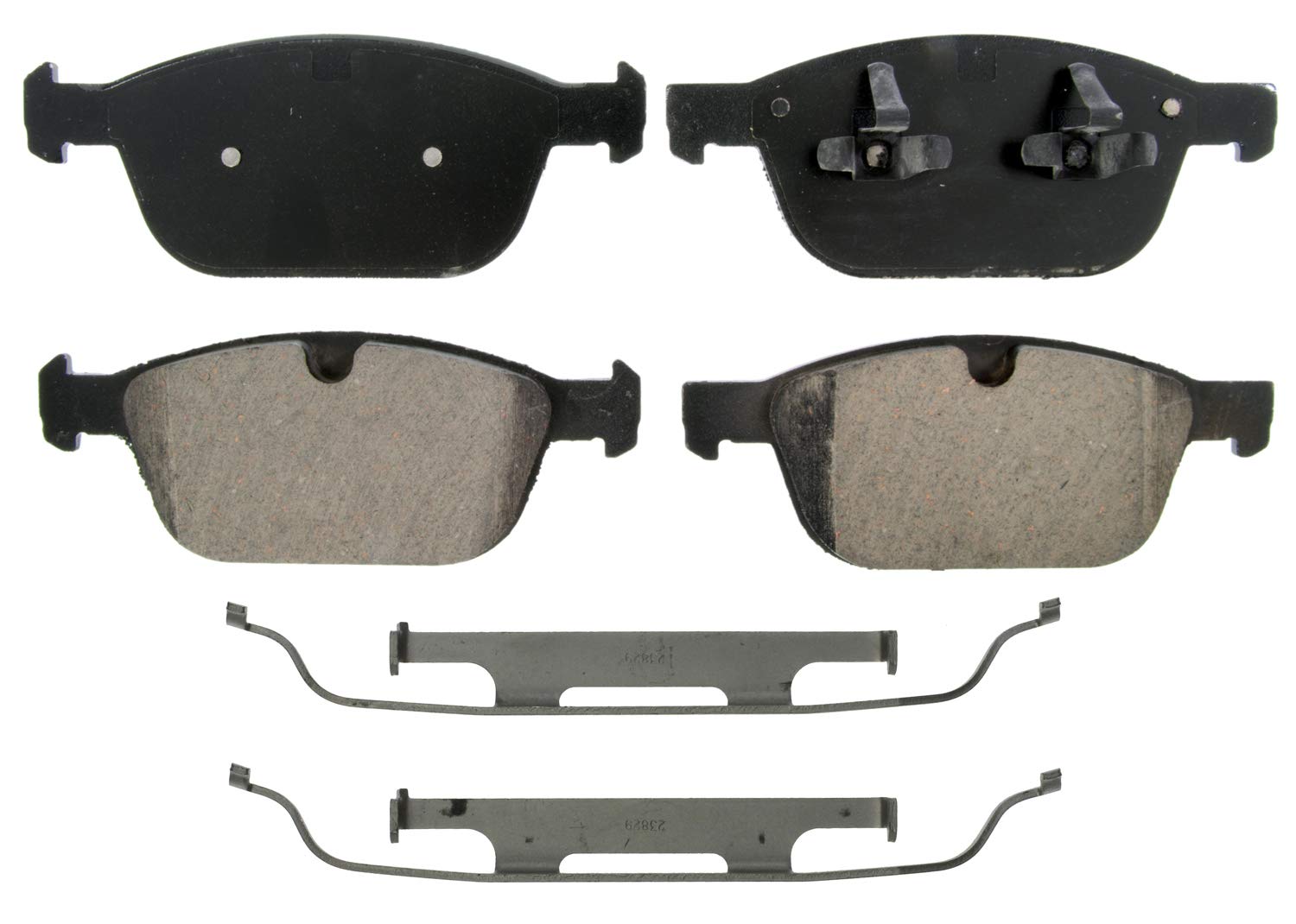 Wagner QS ZD1412 Disc Brake Pad Set, Chamfered Edges for Smooth, Quiet Stops, Fits 2003–2014 Volvo XC90, 2010–2015 Volvo XC60