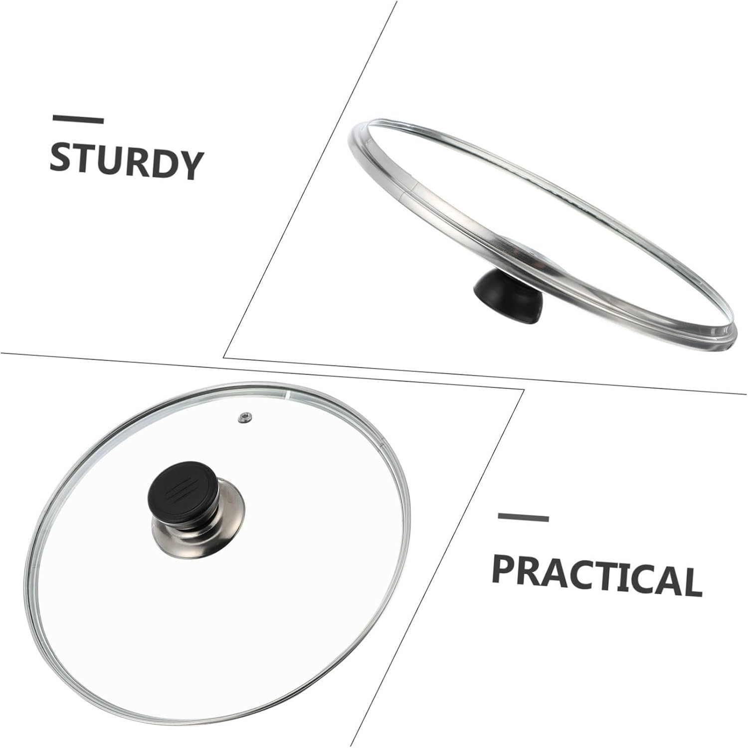 Homoyoyo Stainless Steel Electric Pressure Cooker with Glass Lid - 6 Quart - for Quick & Delicious