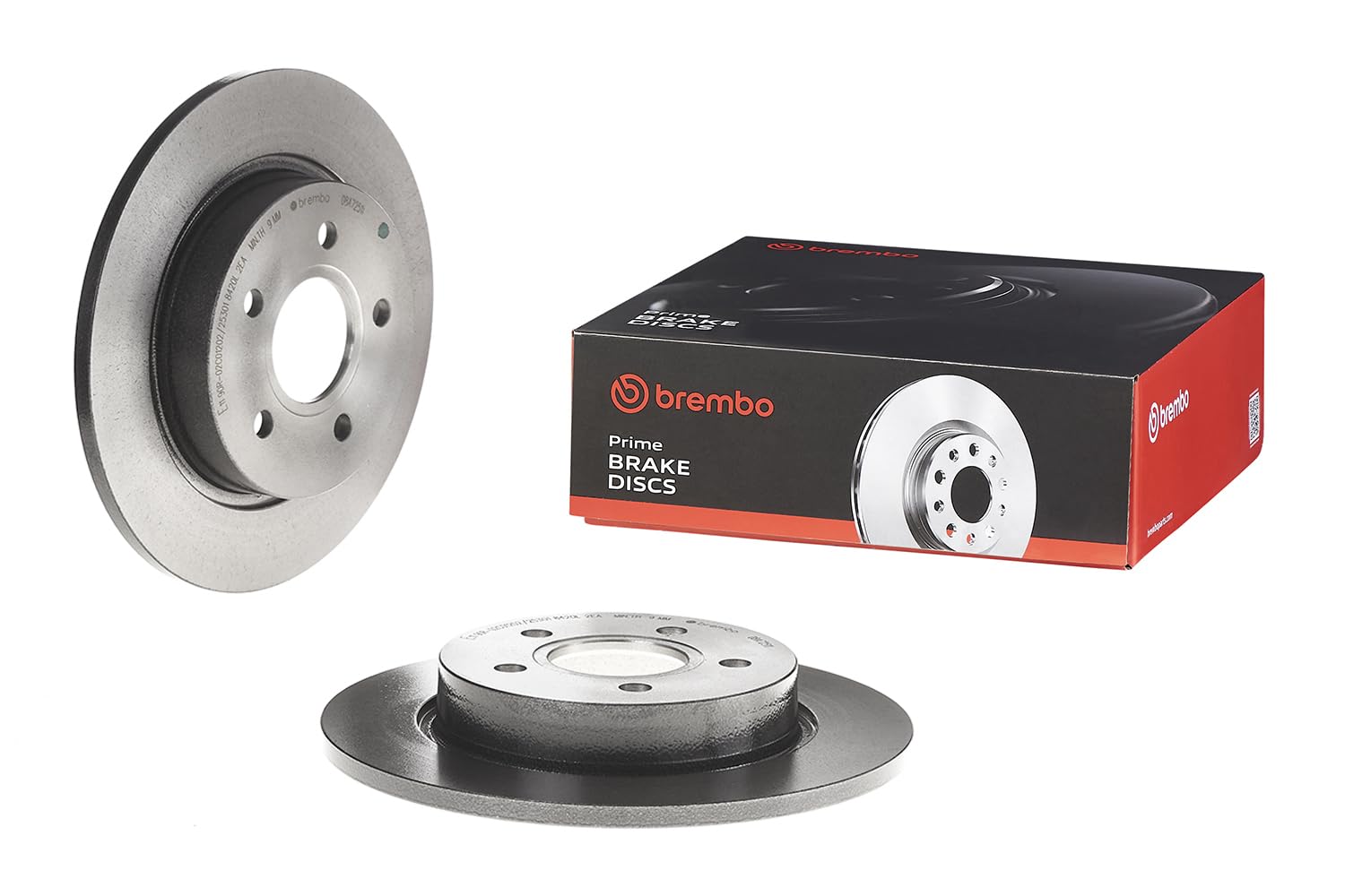 Brembo 08.A725.11 - Disco Freno con Verniciatura UV (Set di 2) - Posteriore